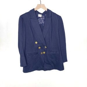 Cabi 5150 Grand Slam Blazer Navy Blue 8